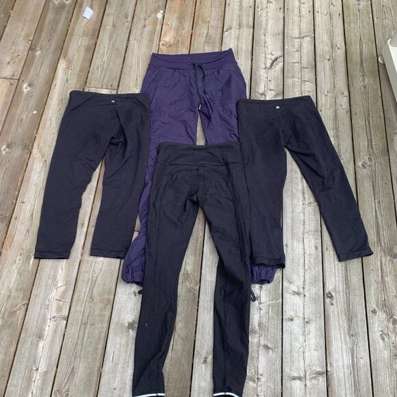 LOT OF 4 Lululemon Leggings Size 6 - Picture 2 of 4